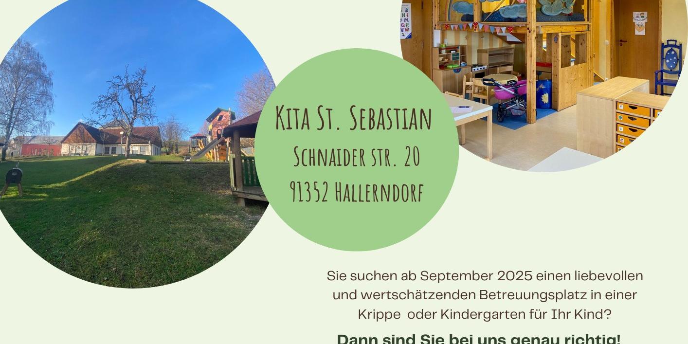 Wir haben noch Platz - Kita St. Sebastian Hallerndorf