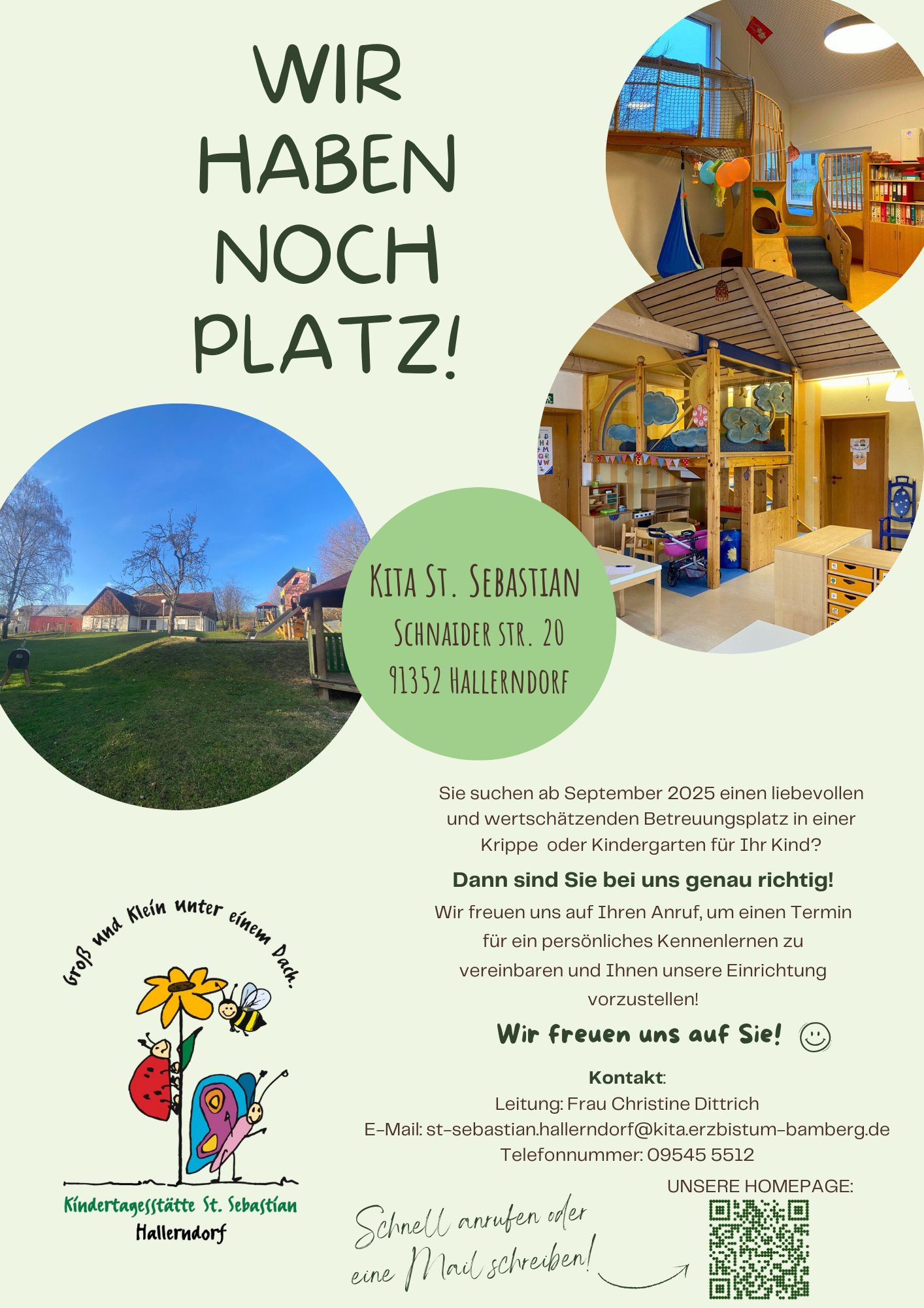 Wir haben noch Platz - Kita St. Sebastian Hallerndorf